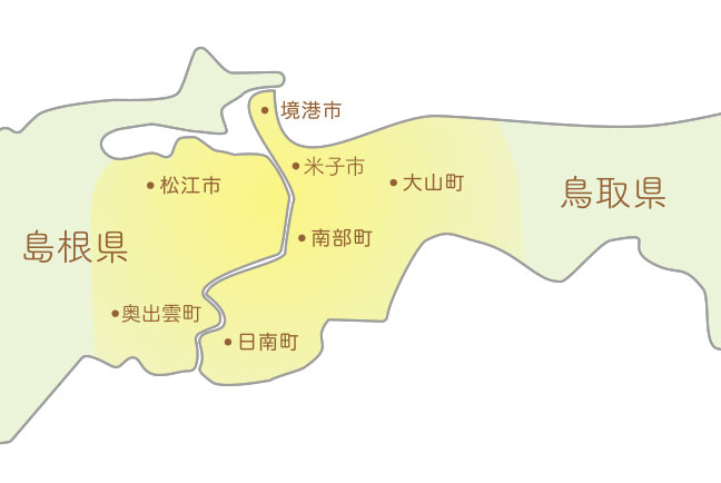 鳥取県地図
